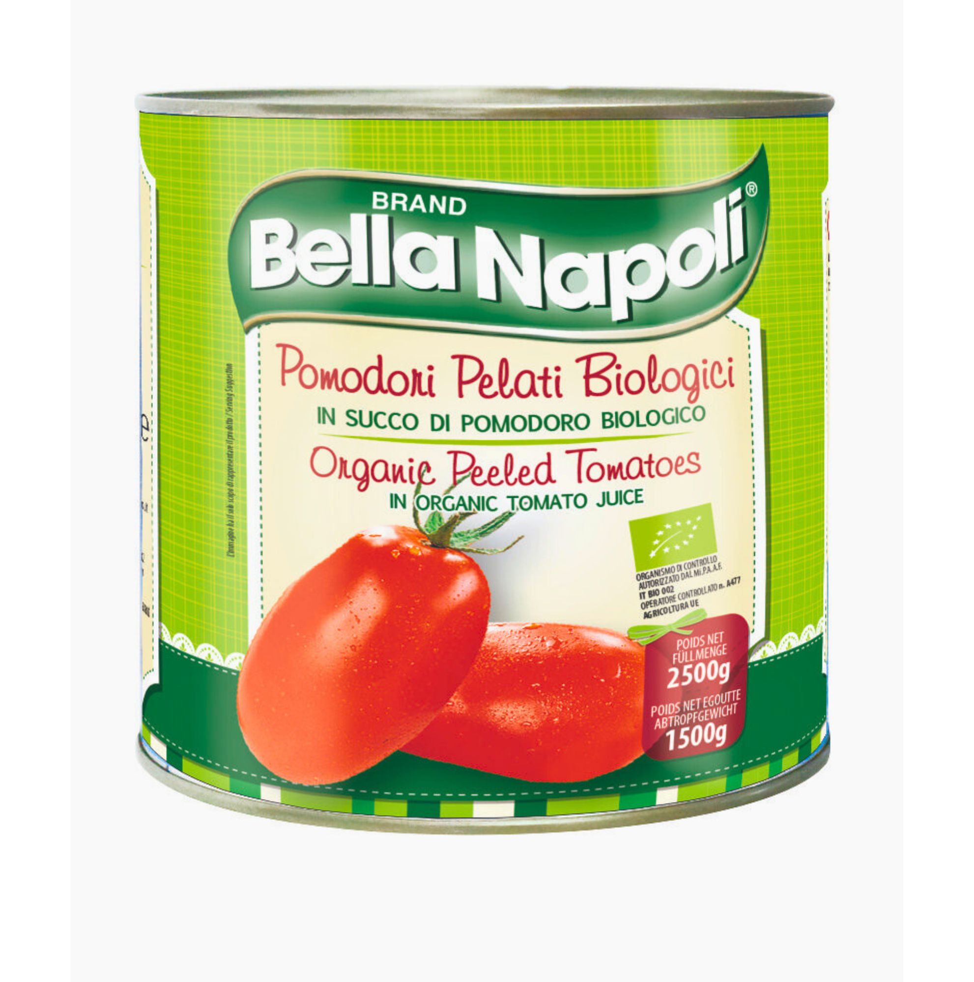 Pomodori pelati interi biologici – Della Peruta Vincenzo SpA